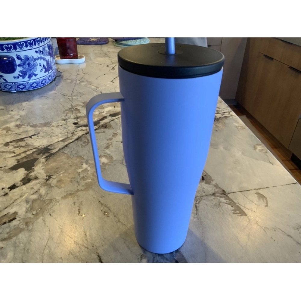 Corkcicle Cold Cup XL Insulated Tumbler With Handle Periwinkle - Picture 2 of 6